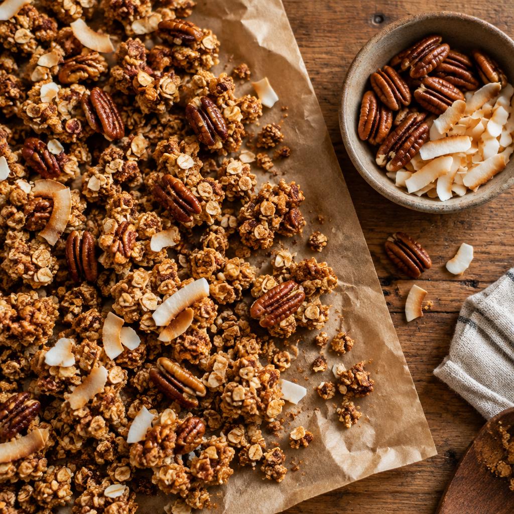 Pecan Coconut Crisp